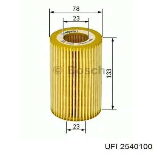 Масляный фильтр 2540100 UFI