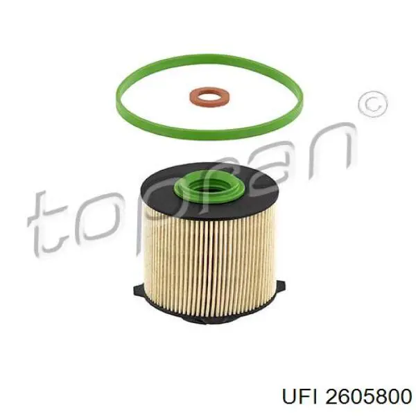 Фильтр тонкой очистки топлива UFI 2605800 цена, от 22.27 USD
