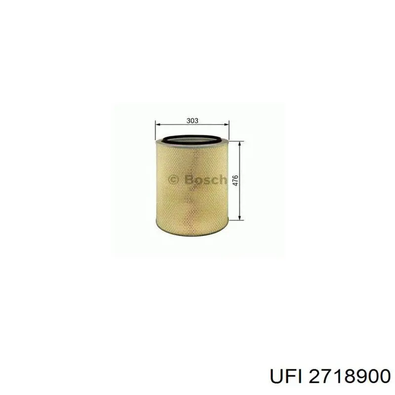 Элемент воздушного фильтра UFI 2718900 цена, от 29.93 USD