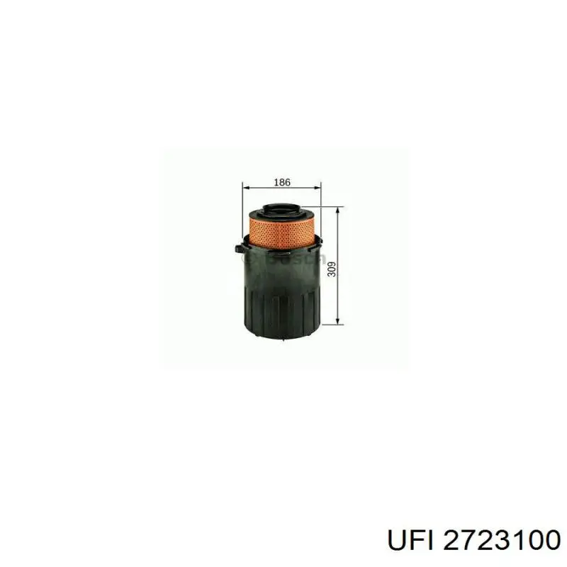 Элемент воздушного фильтра UFI 2723100 цена, от 18.09 USD
