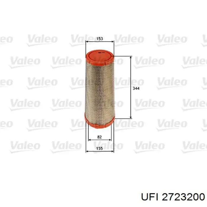 Элемент воздушного фильтра UFI 2723200 цена, от 12.12 USD