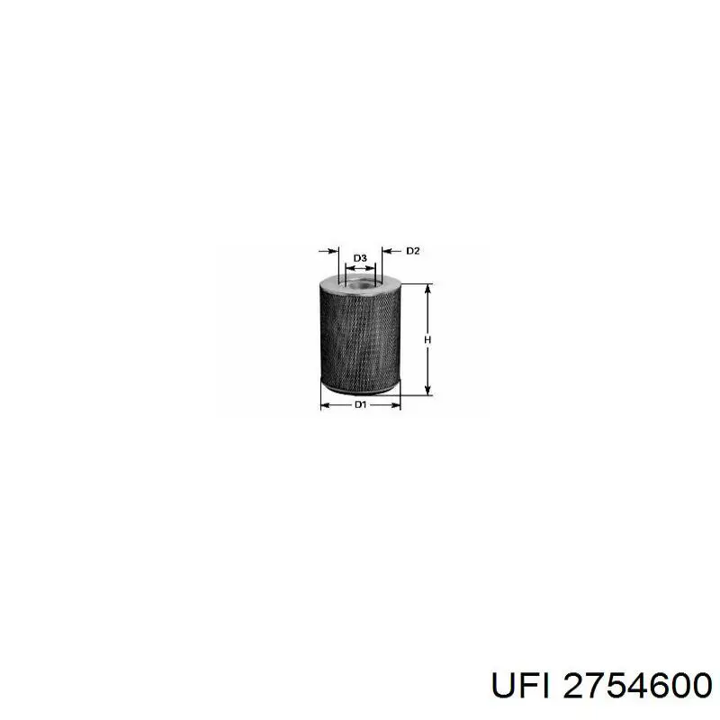 Воздушный фильтр 2754600 UFI