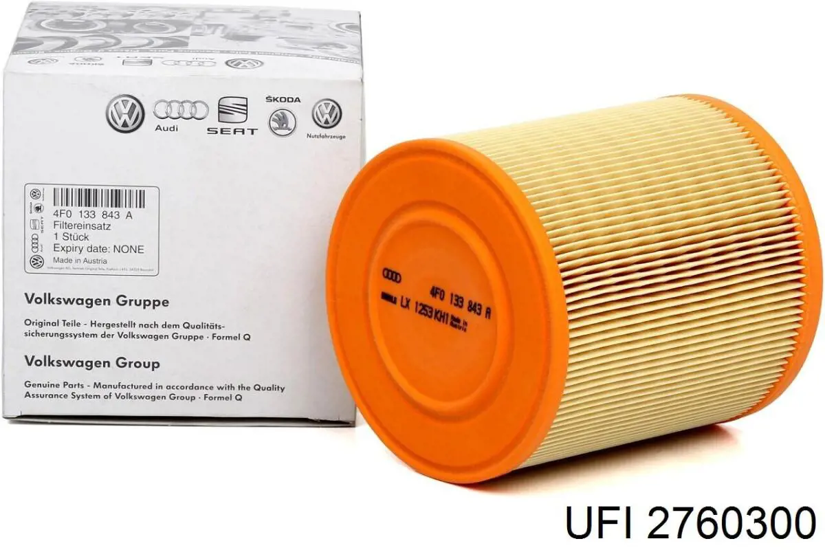 2760300 UFI воздушный фильтр