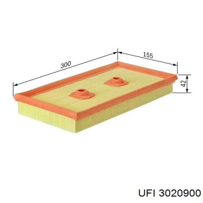 Фильтр воздушный UFI 3020900