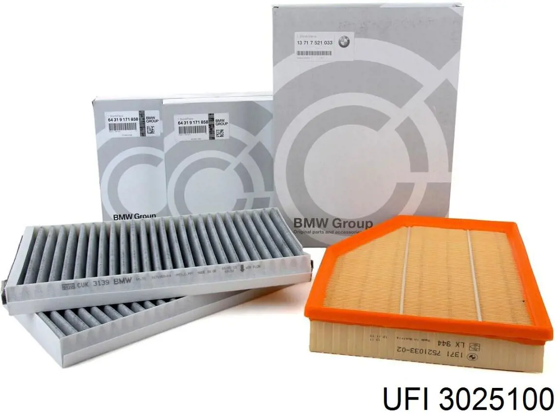 Купить 3025100 UFI Автомобильный фильтр воздуха