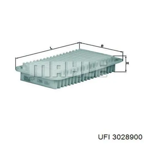 Воздушный фильтр 3028900 UFI