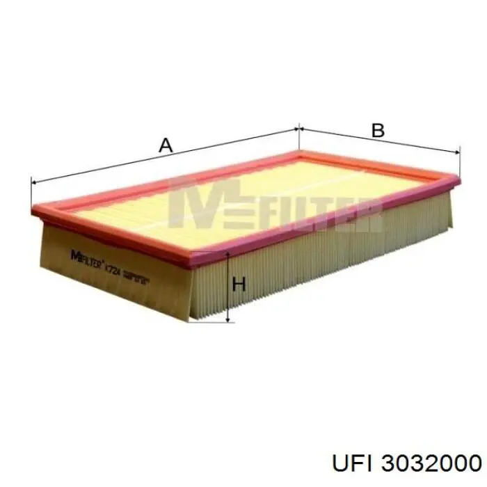 Воздушный фильтр 3032000 UFI