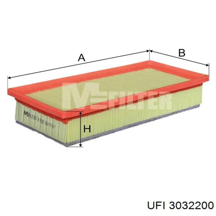 Элемент воздушного фильтра UFI 3032200 цена, от 8.50 USD
