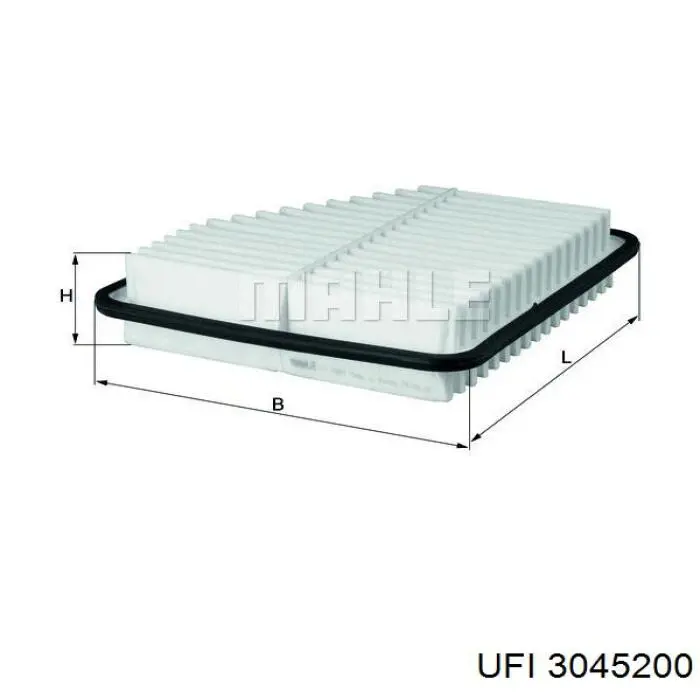 Элемент воздушного фильтра UFI 3045200 цена, от 7.83 USD