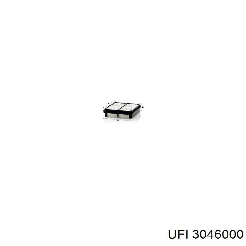 Элемент воздушного фильтра UFI 3046000 цена, от 5.90 USD