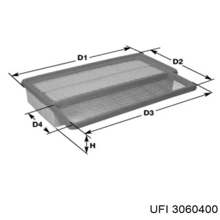 30.604.00 UFI filtro de ar