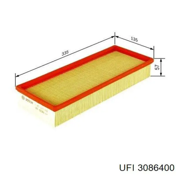 Воздушный фильтр 3086400 UFI