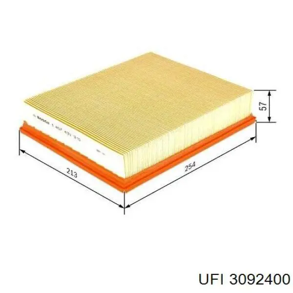 Элемент воздушного фильтра UFI 3092400 цена, от 4.30 USD