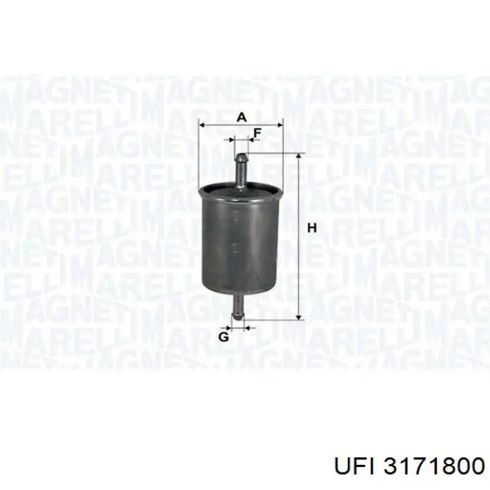 Фильтр топливный UFI 3171800