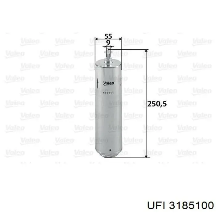 Фильтр тонкой очистки топлива UFI 3185100 цена, от 26.03 USD