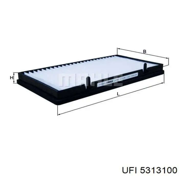Фильтр салона 5313100 UFI