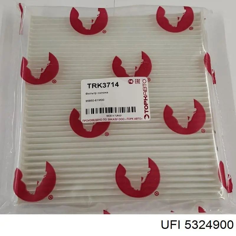 Фильтр воздушный отопителя UFI 5324900 цена, от 8.27 USD