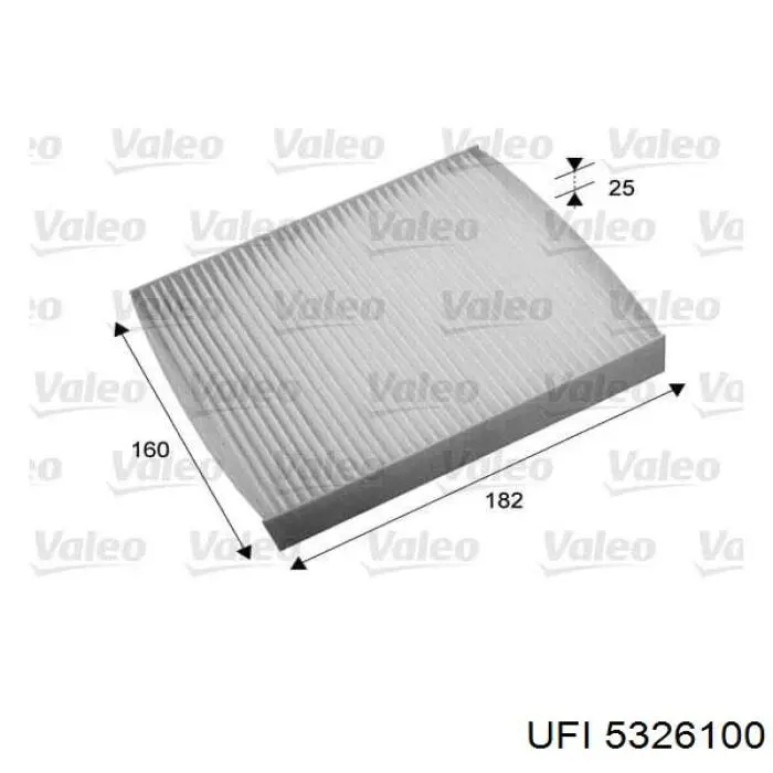 53.261.00 UFI filtro de salão