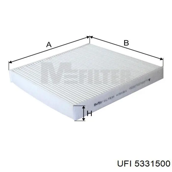 Фильтр салона 5331500 UFI