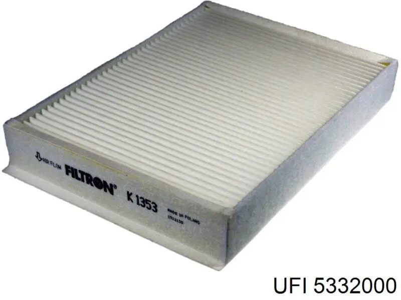 Воздушный фильтр салона UFI 5332000