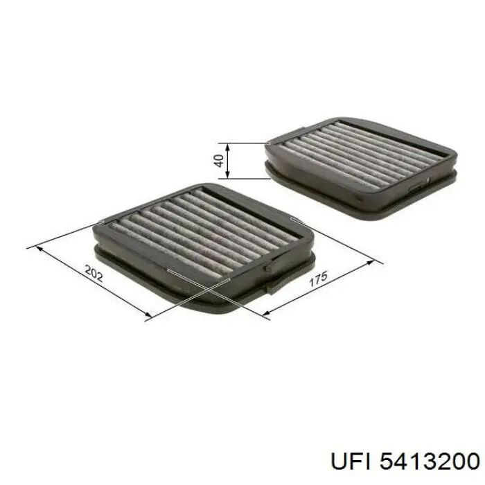 Фильтр салона 5413200 UFI