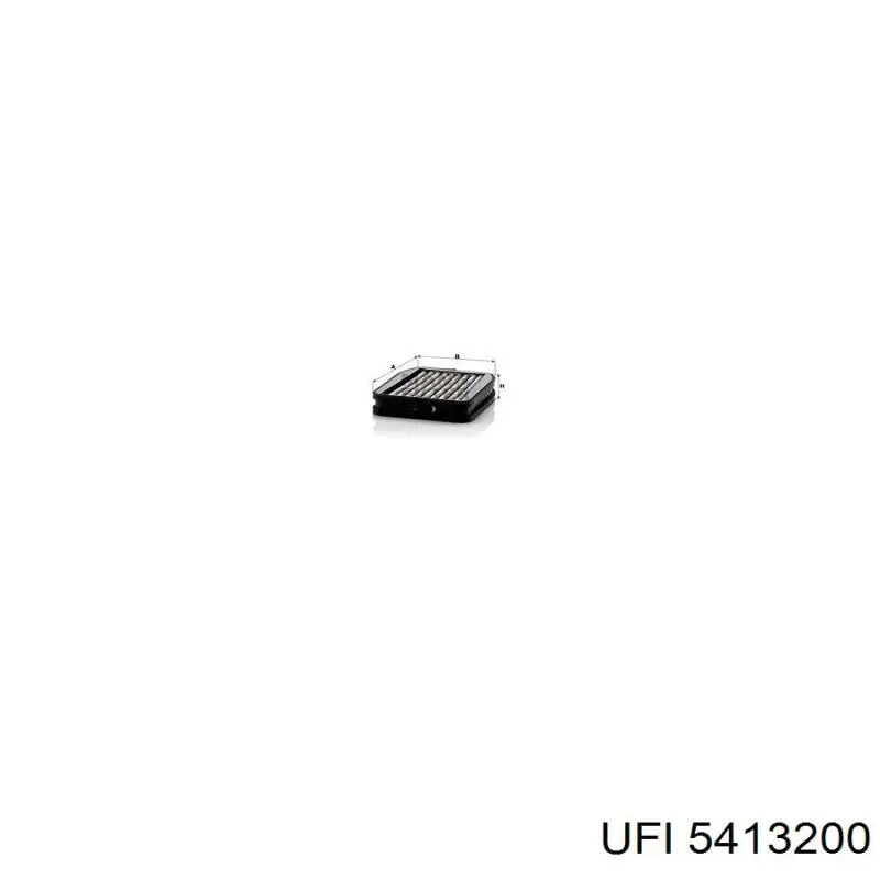 Фильтр воздушный отопителя UFI 5413200 цена, от 54.29 USD