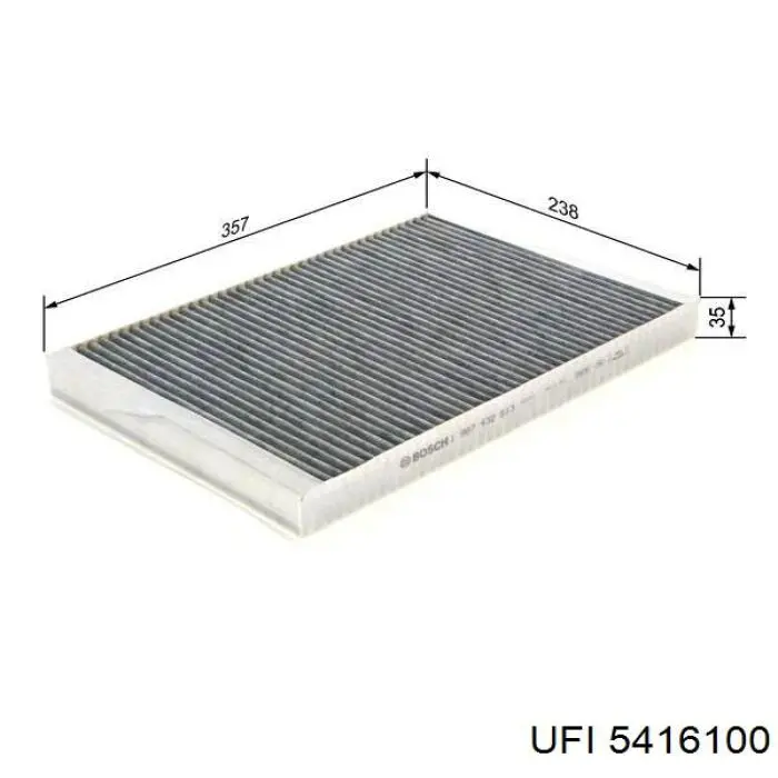 Фильтр воздушный отопителя UFI 5416100 цена, от 12.32 USD