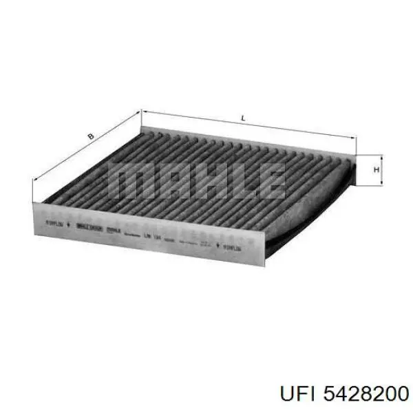 Фильтр салона 5428200 UFI