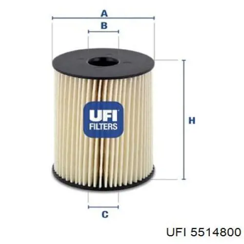 Корпус топливного фильтра UFI 5514800 цена, от 101.17 USD