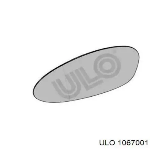 1067001 ULO зеркальный элемент зеркала заднего вида левого