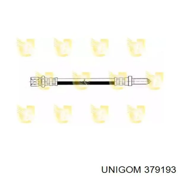 Шланг тормозной задний правый 6102786 Ford