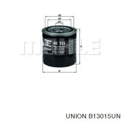 Фильтр очистки масла центробежный Union B13015UN цена, от 6.20 USD