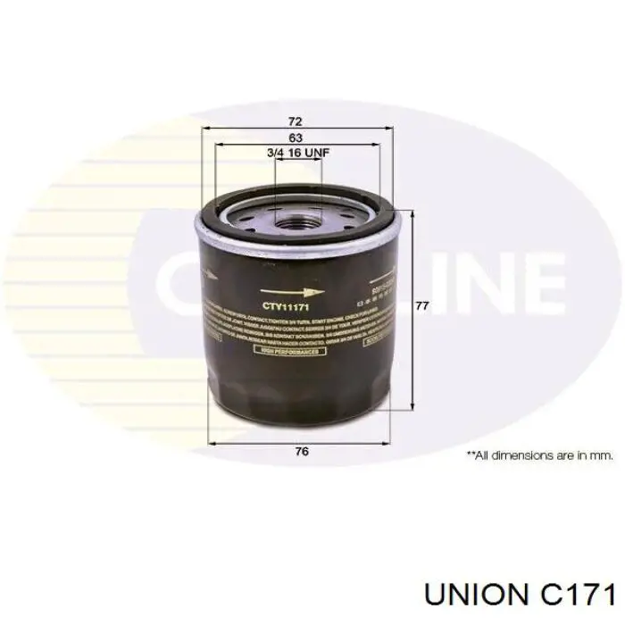 Купить C171 Union Фильтр центробежный очистки масла