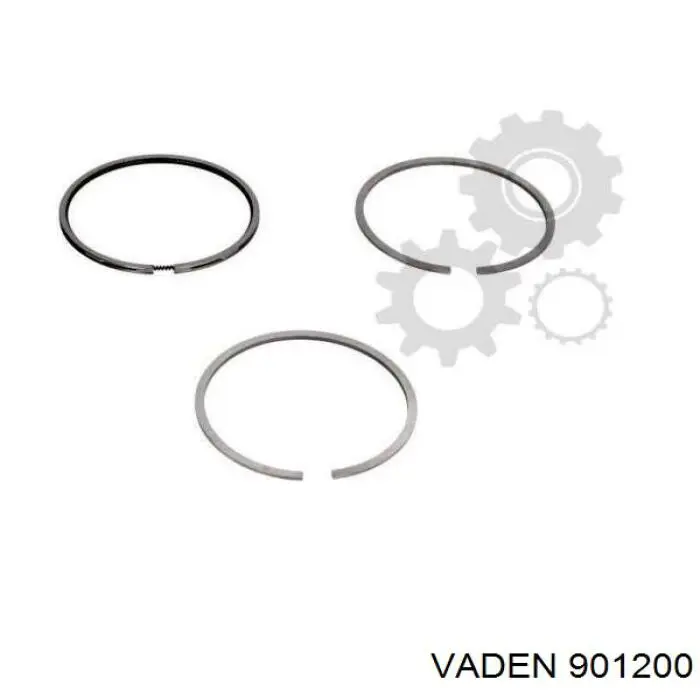 901200 Vaden кольца поршневые компрессора на 1 цилиндр, std