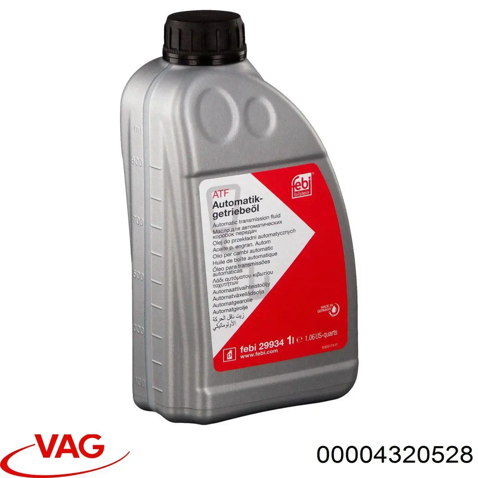 Трансмиссионное масло VAG (00004320528)