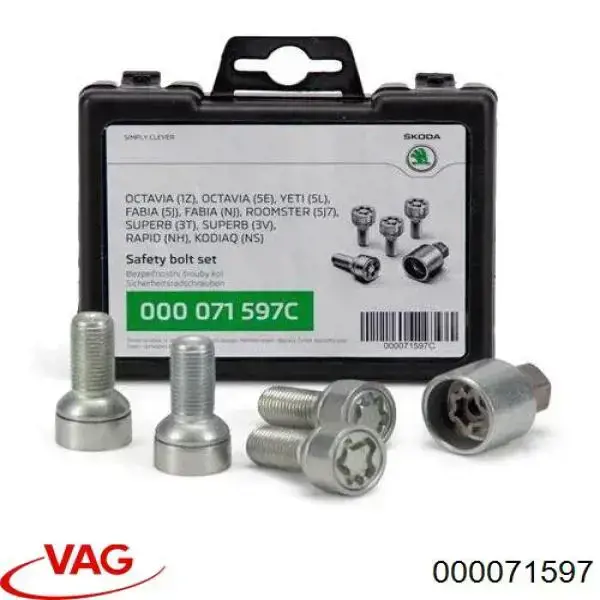 Болт колесный  VAG 71597 цена, от 84.79 USD