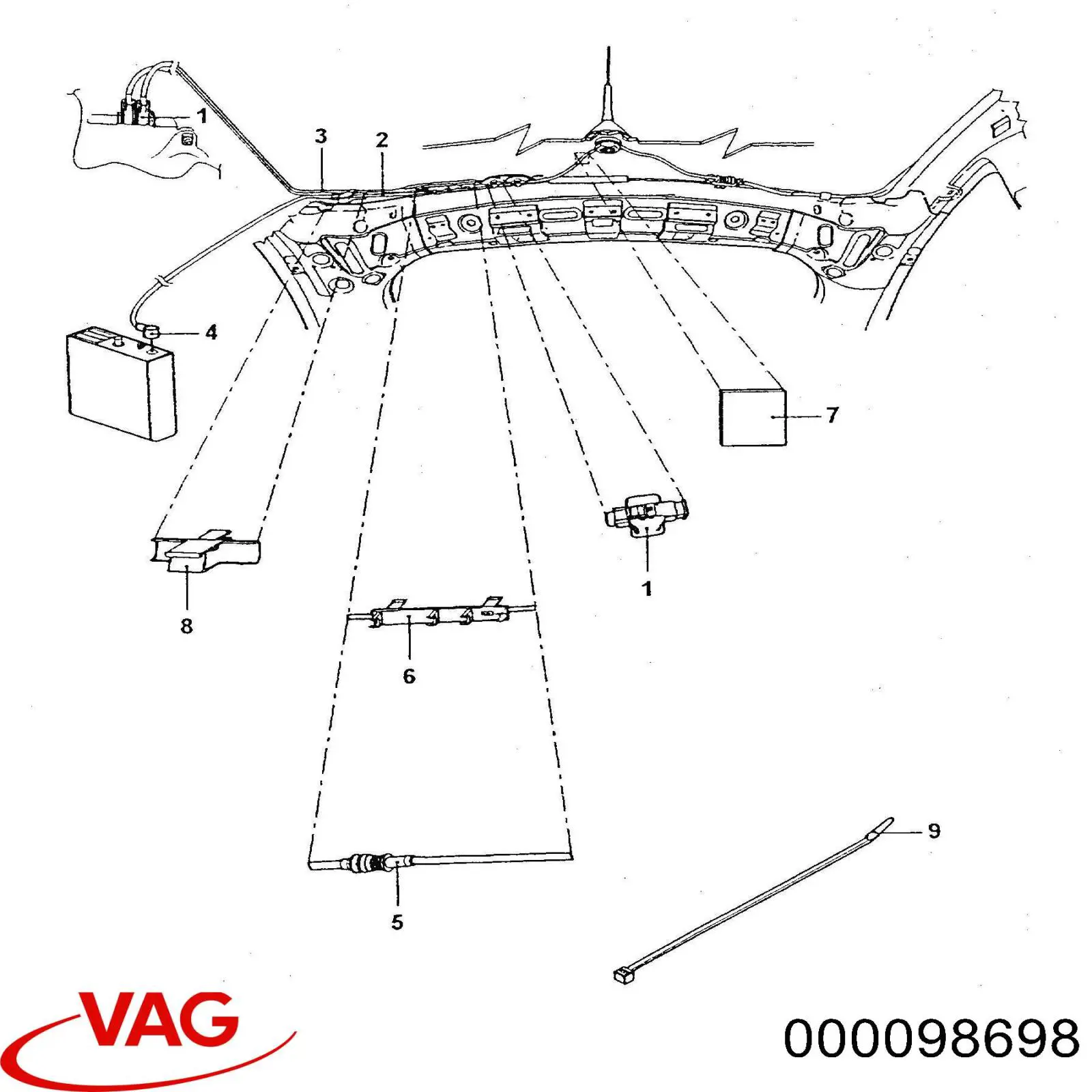 000098698 VAG переходник