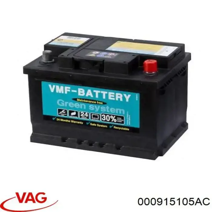 Аккумулятор VAG 000915105AC