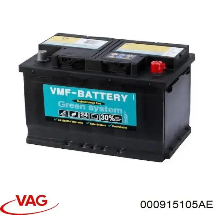 Аккумулятор VAG 000915105AE