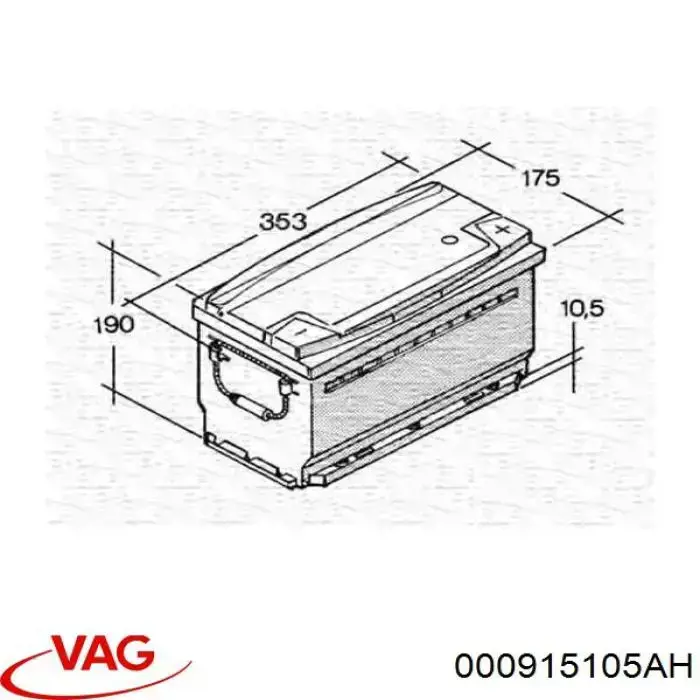 АКБ VAG 000915105AH