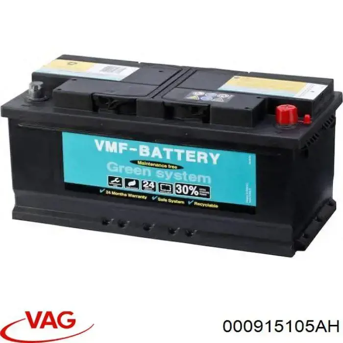 Аккумулятор VAG 95 А/ч 12 В 000915105AH