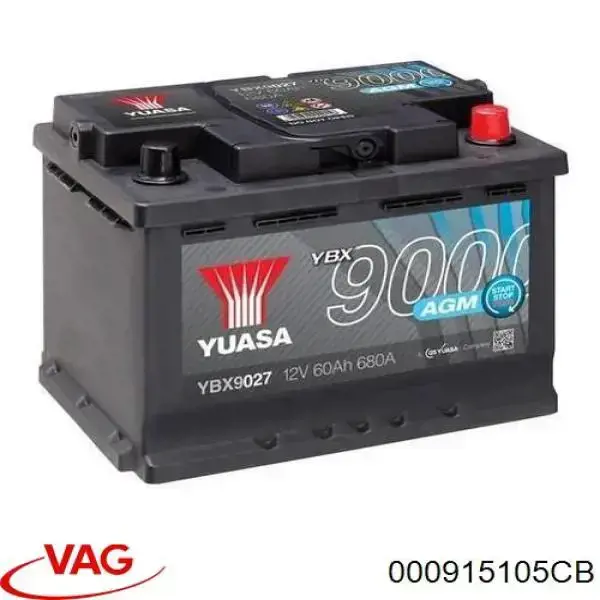 Купить Аккумулятор VAG 70 А/ч (000915105CB)