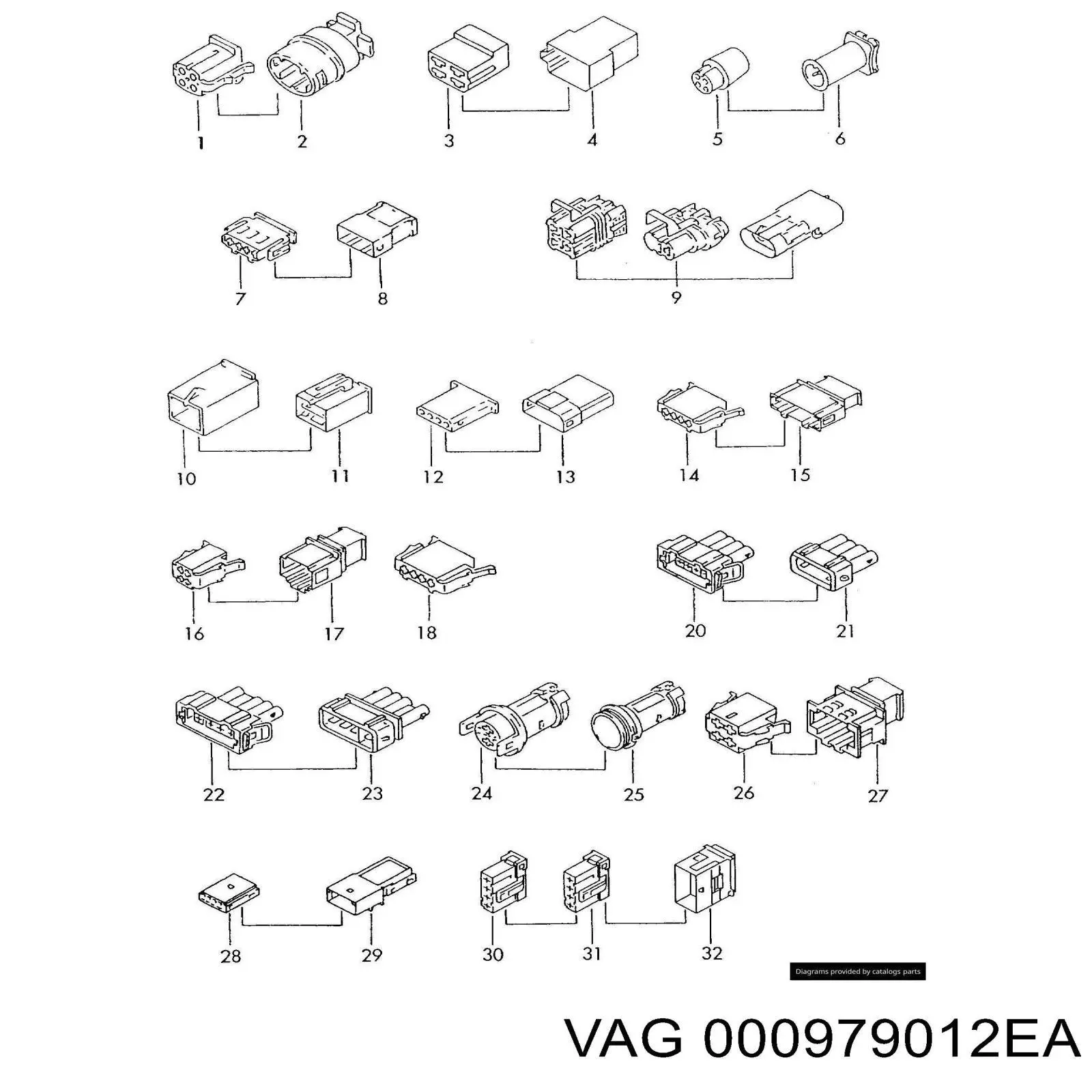 VAG 000979012EA цена, от 28.40 USD