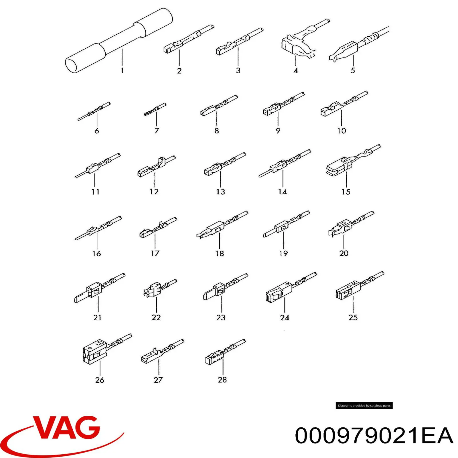 VAG 000979021EA цена, от 16.85 USD