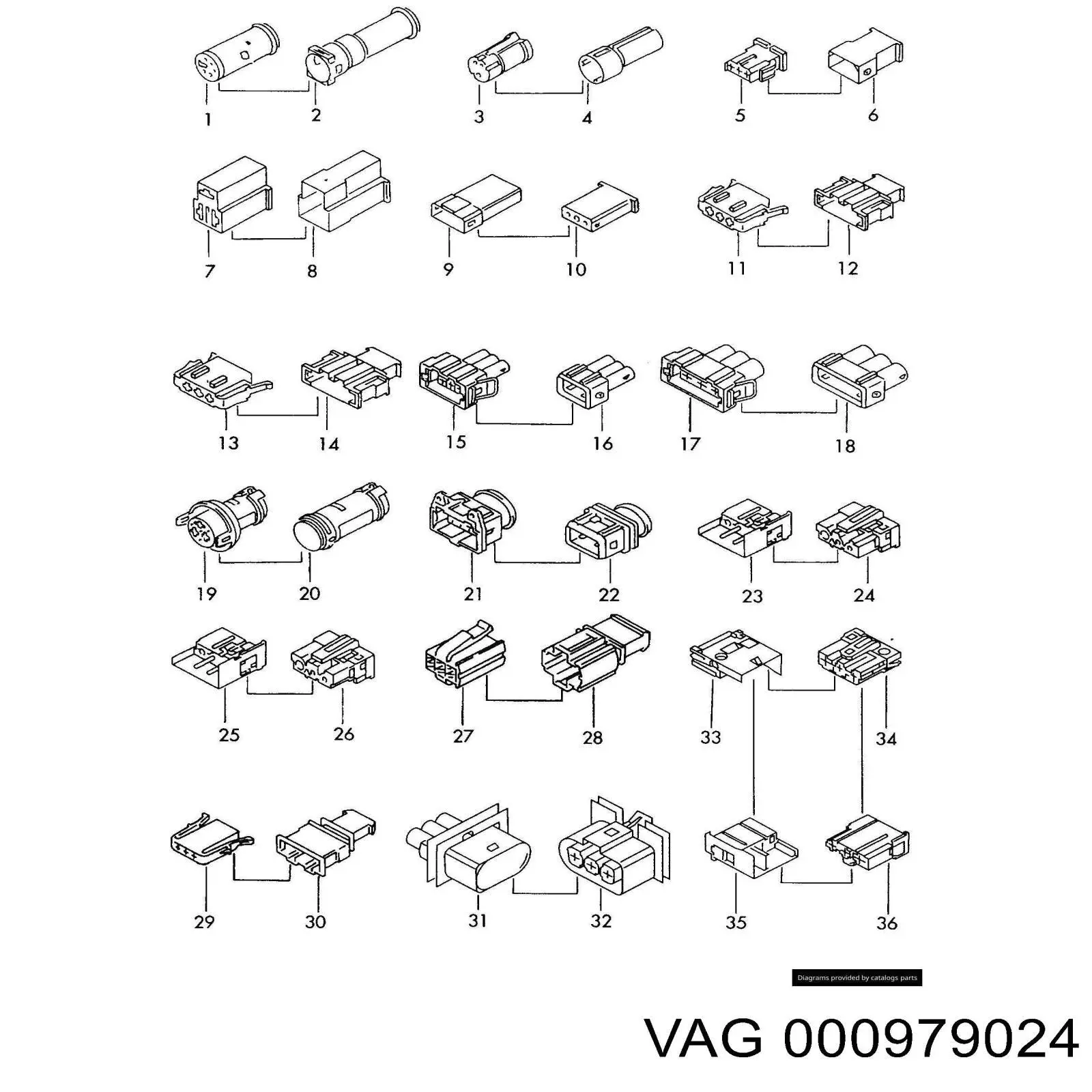  VAG 000979024E цена, от 8.38 USD