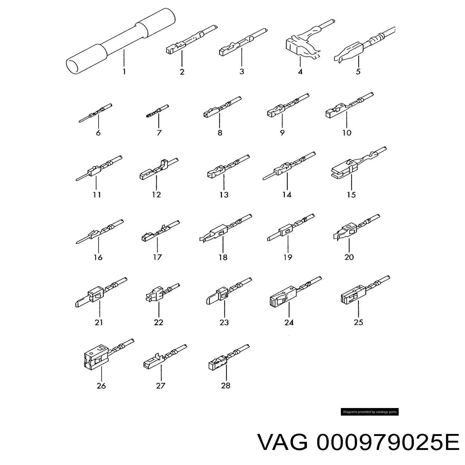 Провода радиооборудования VAG 000979025E цена, от 17.72 USD