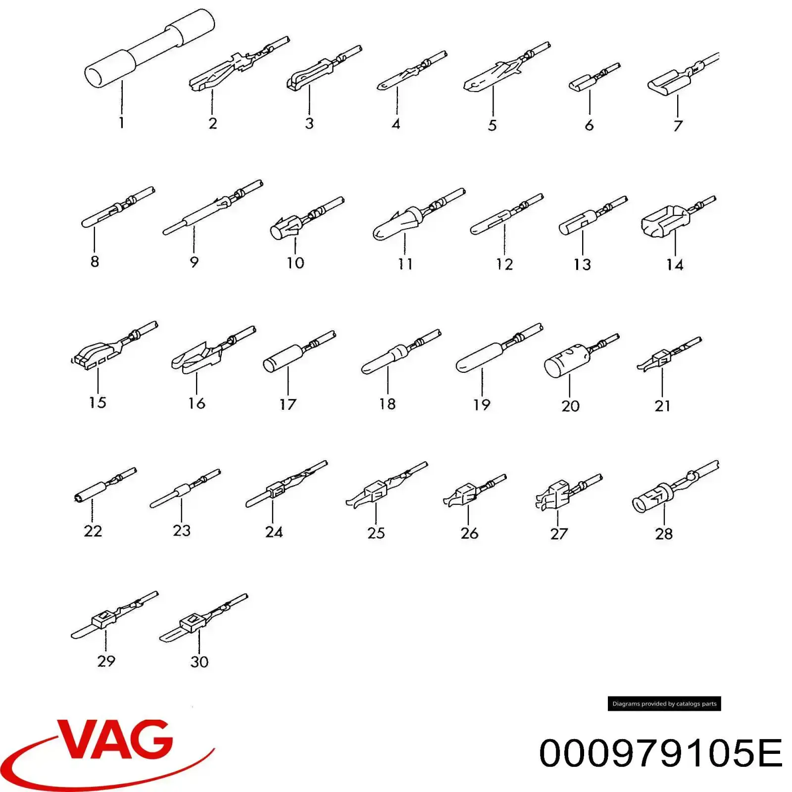  VAG 000979105E цена, от 27.40 USD