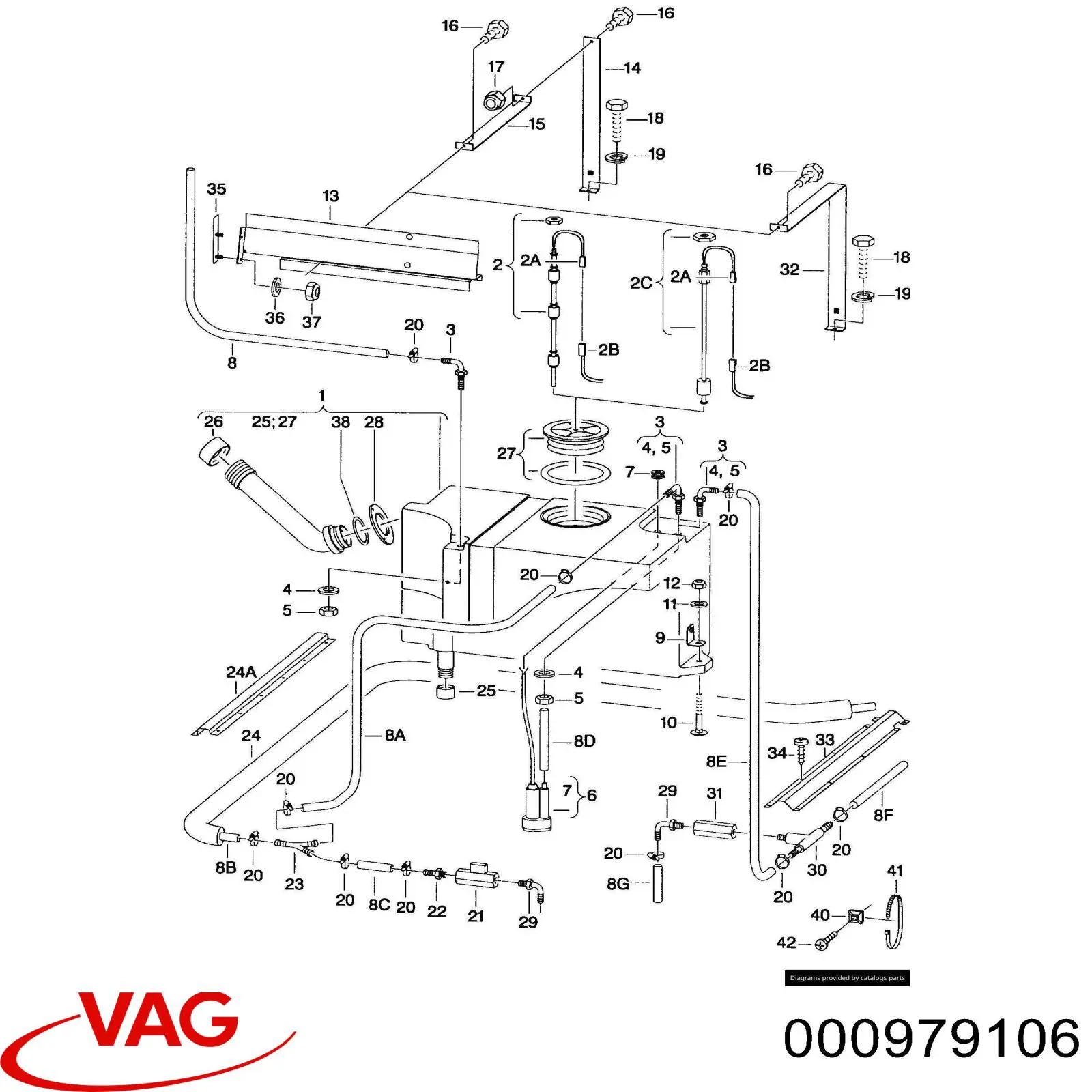 VAG 000979106 цена, от 7.42 USD