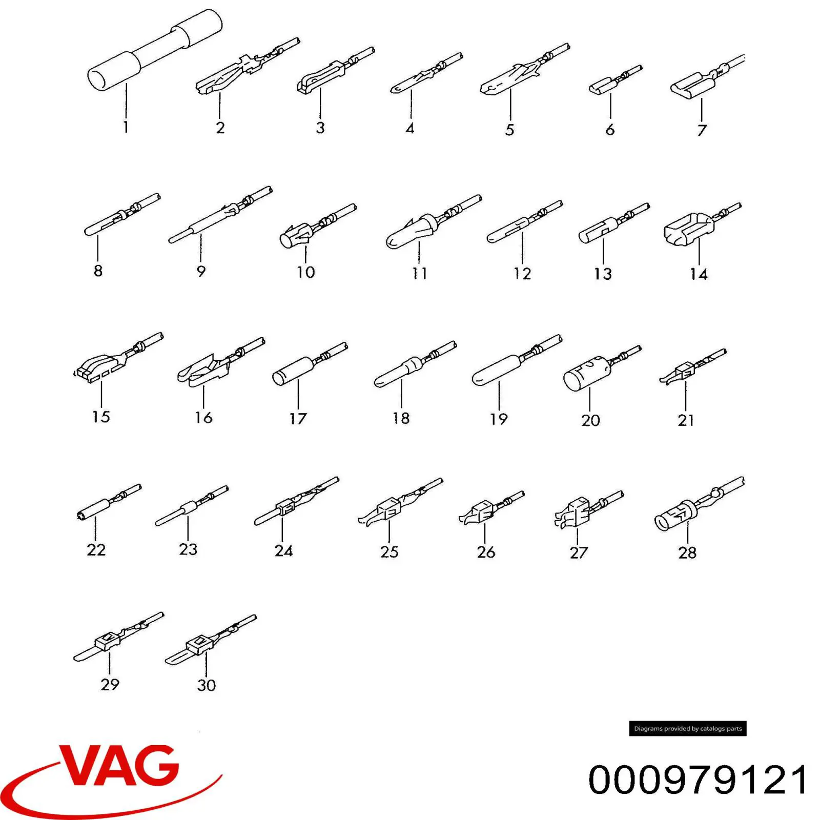  VAG 000979121 цена, от 1.61 USD