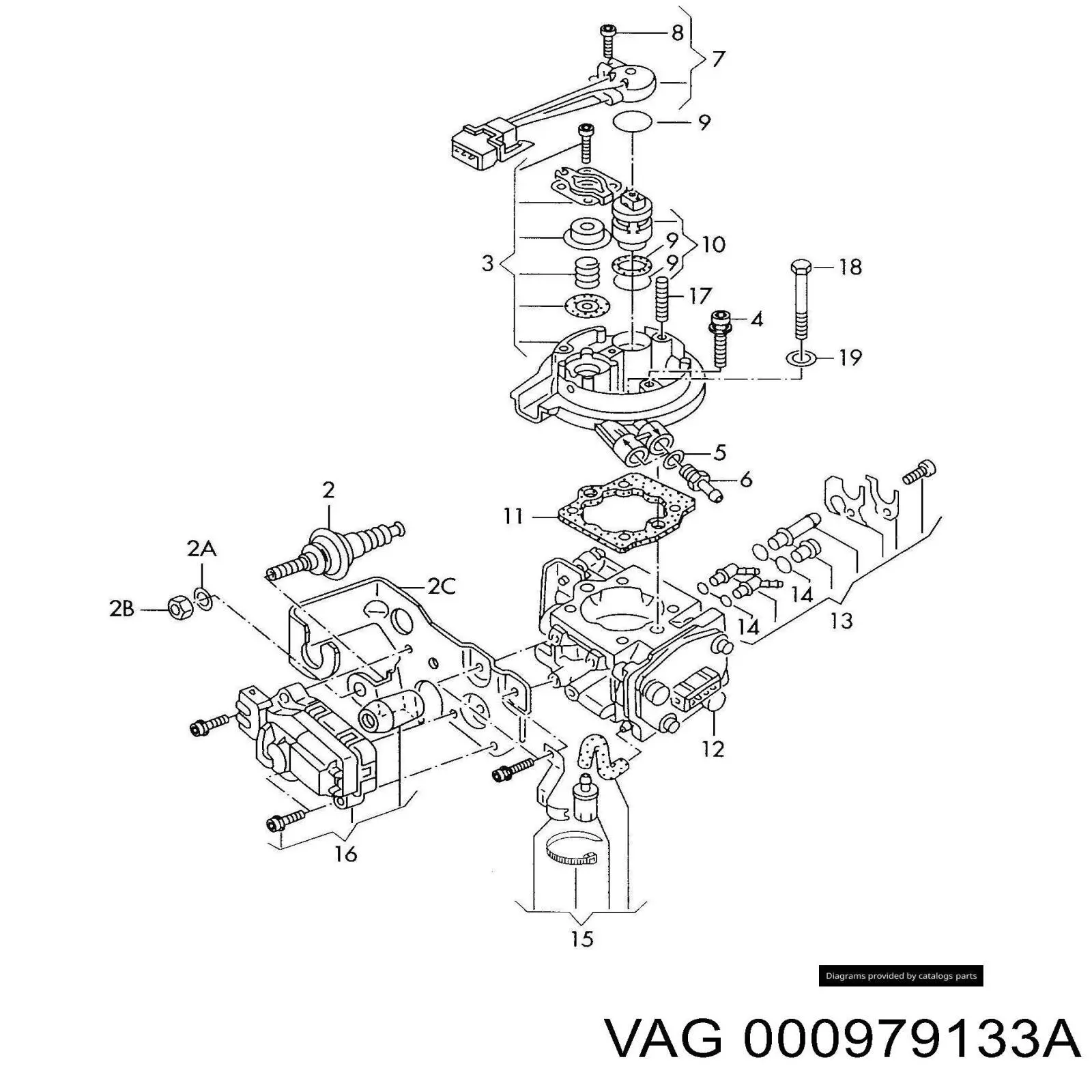 Купить 000979133A VAG Датчик детонации